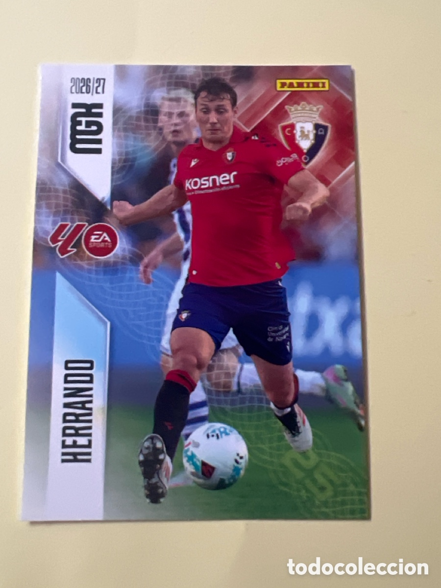 Figurine di Calcio: C3209. 259 HERRANDO OSASUNA MEGACRACKS MGK 26 27 PANINI 2026 2027