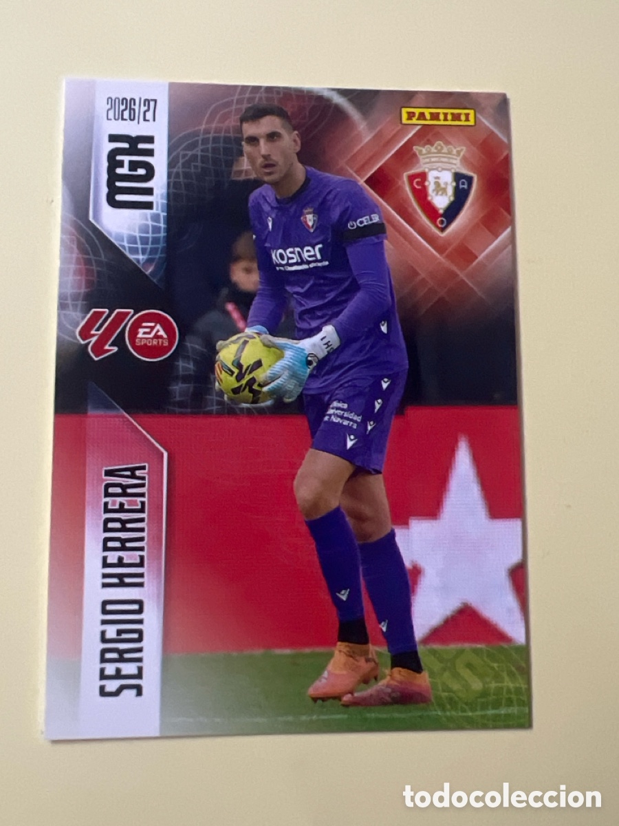 Cartes &agrave; collectionner de Football: C3210. 254 SERGIO HERRERA MEGACRACKS MGK 2026 2027 26 27 OSASUNA