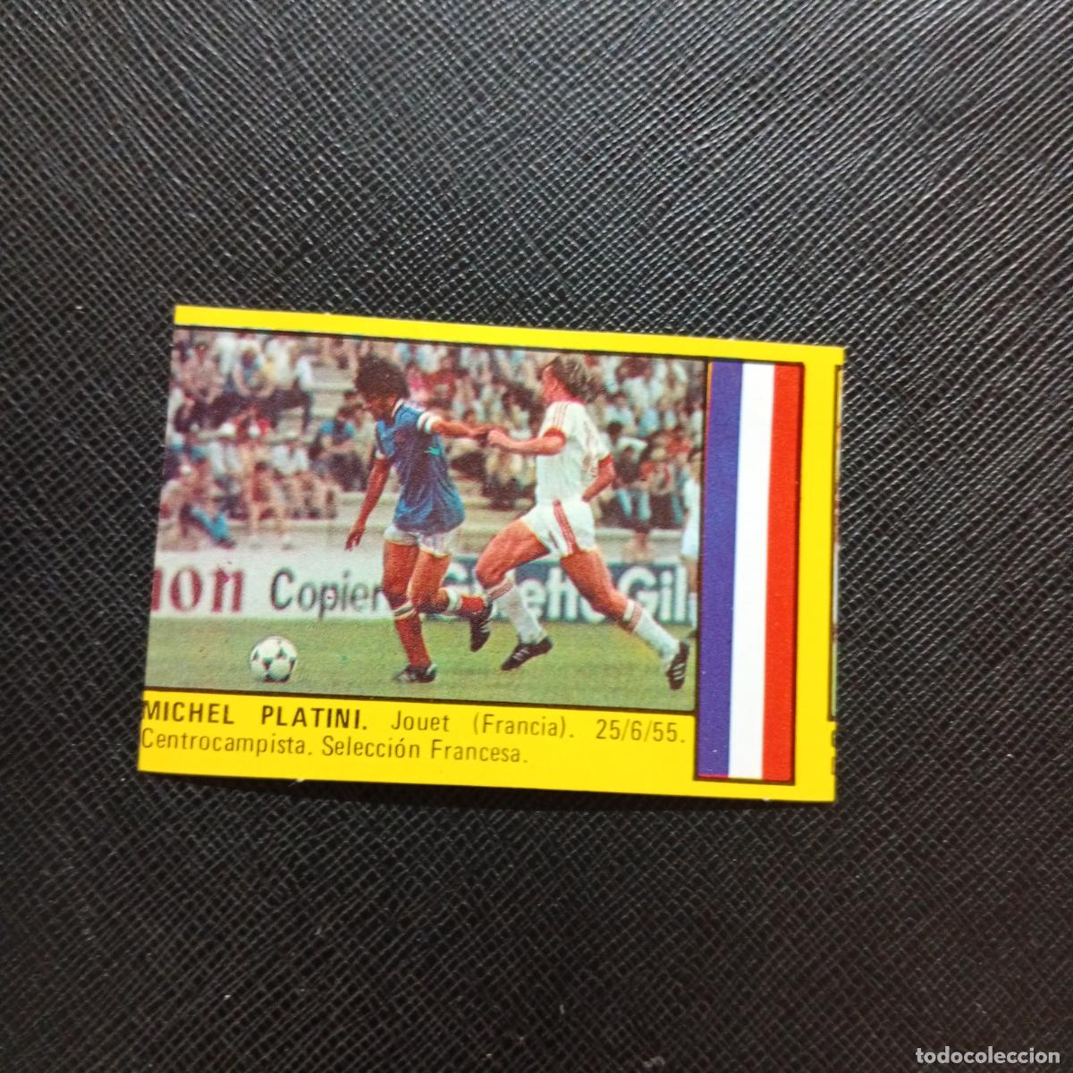 Cromos de f&uacute;tbol: MICHEL PLATINI FRANCIA CROMO SUPER ROLLAN 1984 CROMO FUTBOL LIGA 84 - DESPEGADO - A149 PG22