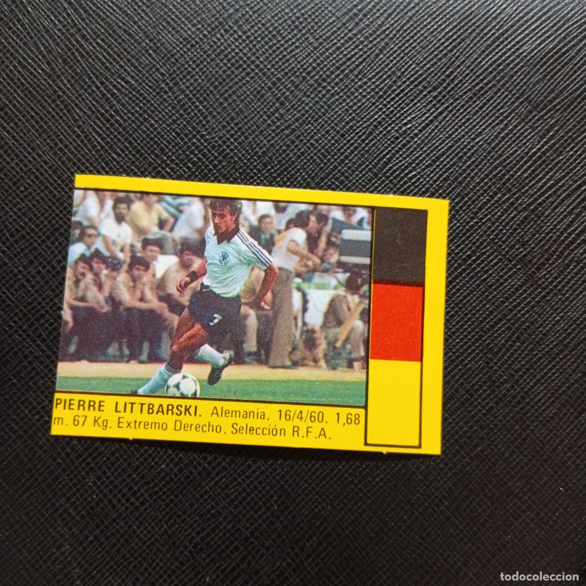 Cromos de f&uacute;tbol: PIERRE LITTBARSKI ALEMANIA CROMO SUPER ROLLAN 1984 CROMO FUTBOL LIGA 84 - DESPEGADO - A149 PG22