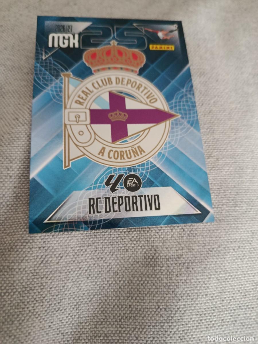 Cromos de f&uacute;tbol: Megacracks 26/27. 127- Escudo. Deportivo.