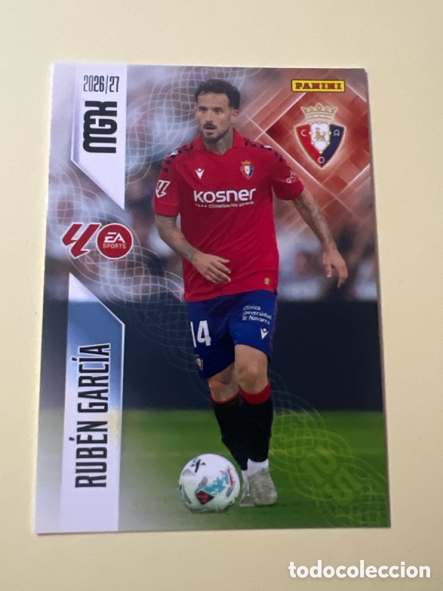 Cromos de f&uacute;tbol: C3214. 265 RUBEN GARCIA CA OSASUNA FICHAS ALBUM MEGACRACKS 2026 2027 MGK 26 27