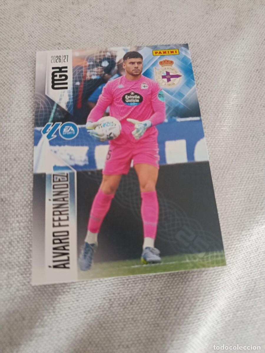 Cromos de f&uacute;tbol: Megacracks 26/27. 128- &Aacute;lvaro Fern&aacute;ndez. Deportivo.