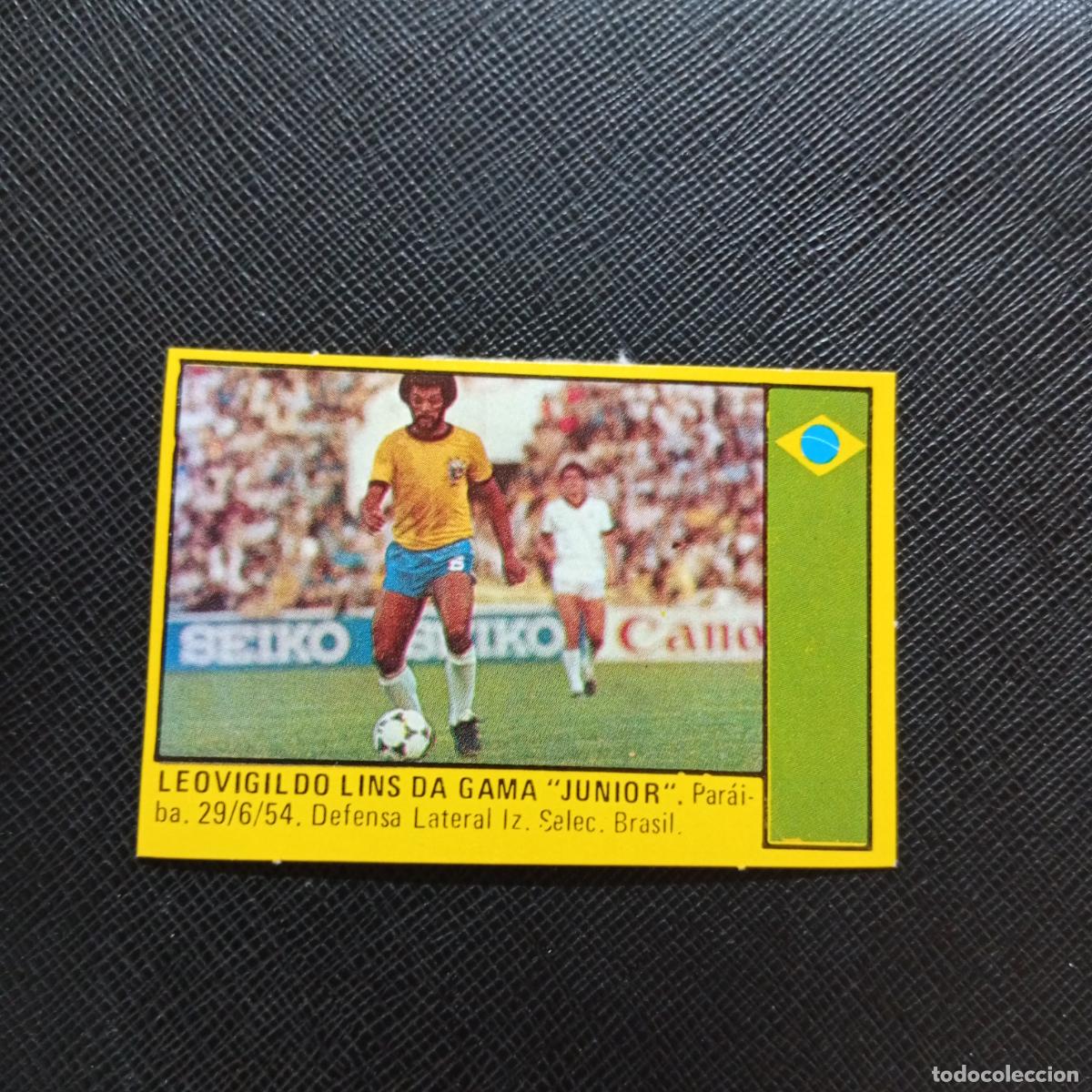 Cromos de f&uacute;tbol: JUNIOR DA GAMA BRASIL CROMO SUPER ROLLAN 1984 CROMO FUTBOL LIGA 84 - DESPEGADO - A149 PG23