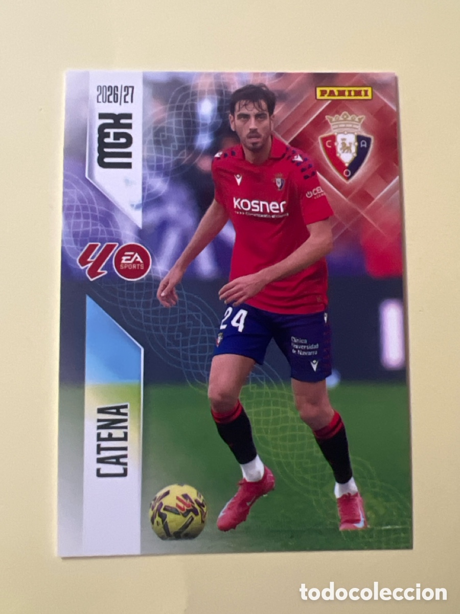 Cromos de f&uacute;tbol: C3216. 258 CATENA - CA OSASUNA FICHAS ALBUM MEGACRACKS 2026 2027 MGK 26 27