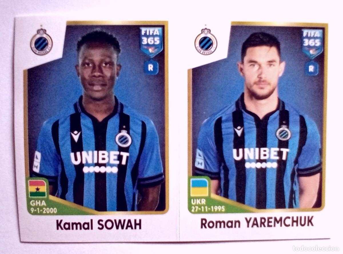 Cromos de f&uacute;tbol: Figurina Panini 2022-23 Cromo Fifa 365 2023 Sowah Yaremchuck Club Brugge n 35