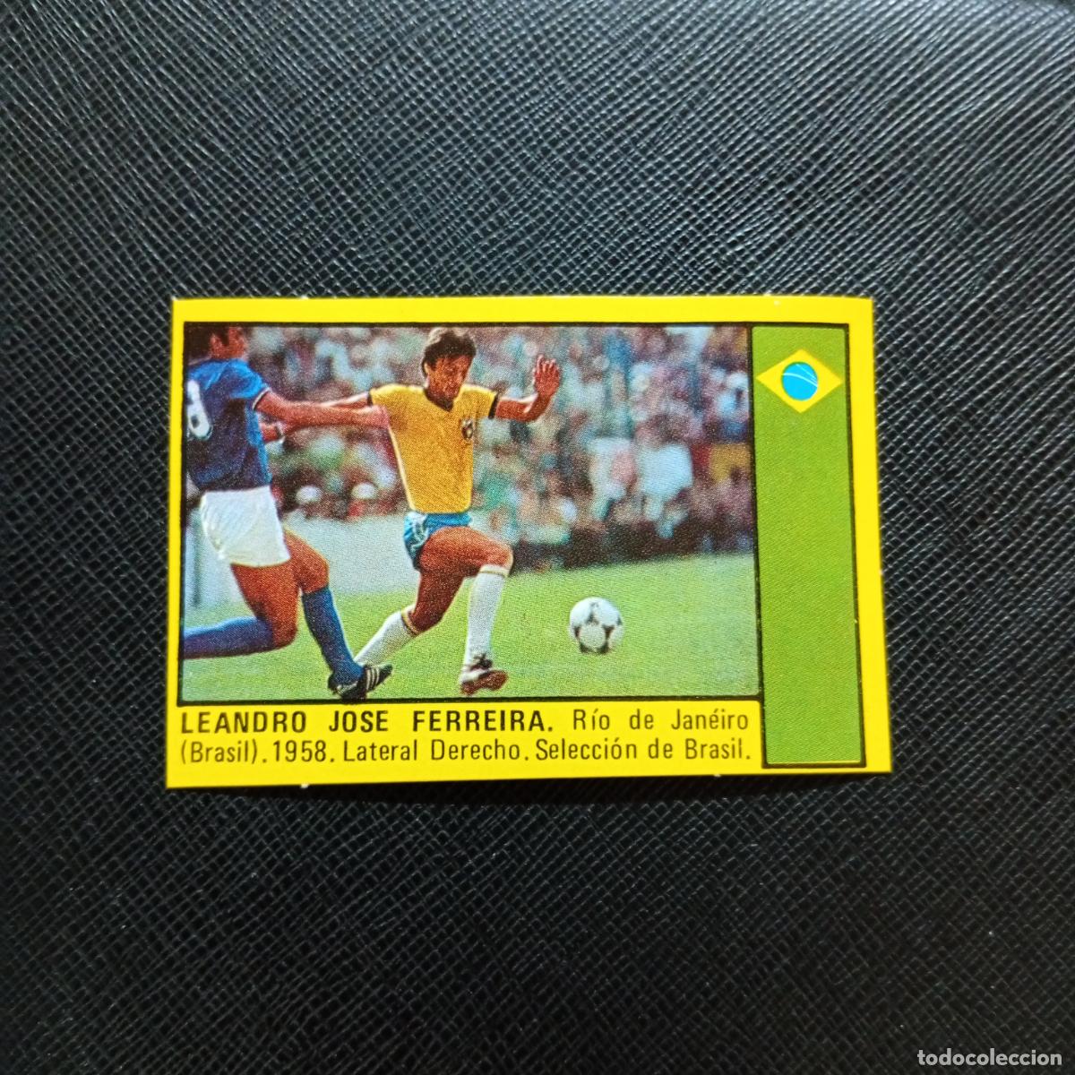 Fu&szlig;ball-Sticker: LEANDRO JOSE FERREIRA BRASIL CROMO SUPER ROLLAN 1984 CROMO FUTBOL LIGA 84 - DESPEGADO - A149 PG23