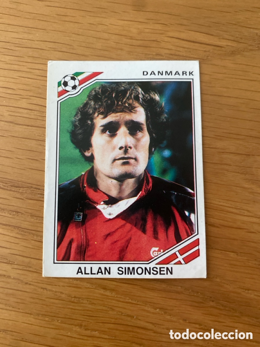 Fu&szlig;ball-Sticker: Cromo panini mundial Mexico 86 n&uacute;mero 358 Simonsen - Sticker album world cup 1986