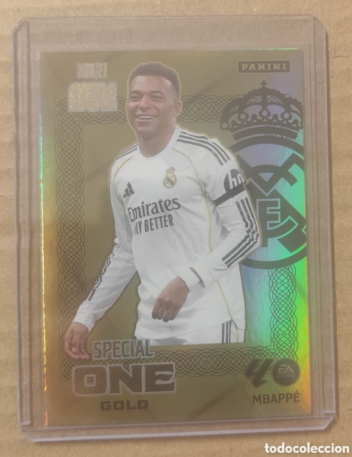 Cromos de f&uacute;tbol: MEGACRACKS 2026 2027 SPECIAL ONE GOLD MBAPPE