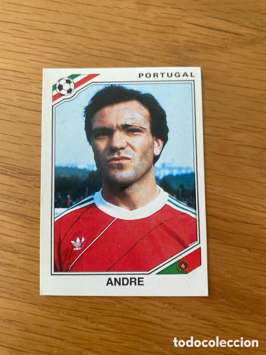Football Stickers: Cromo panini mundial Mexico 86 n&uacute;mero 391 Andre - Sticker album world cup Mexico 1986