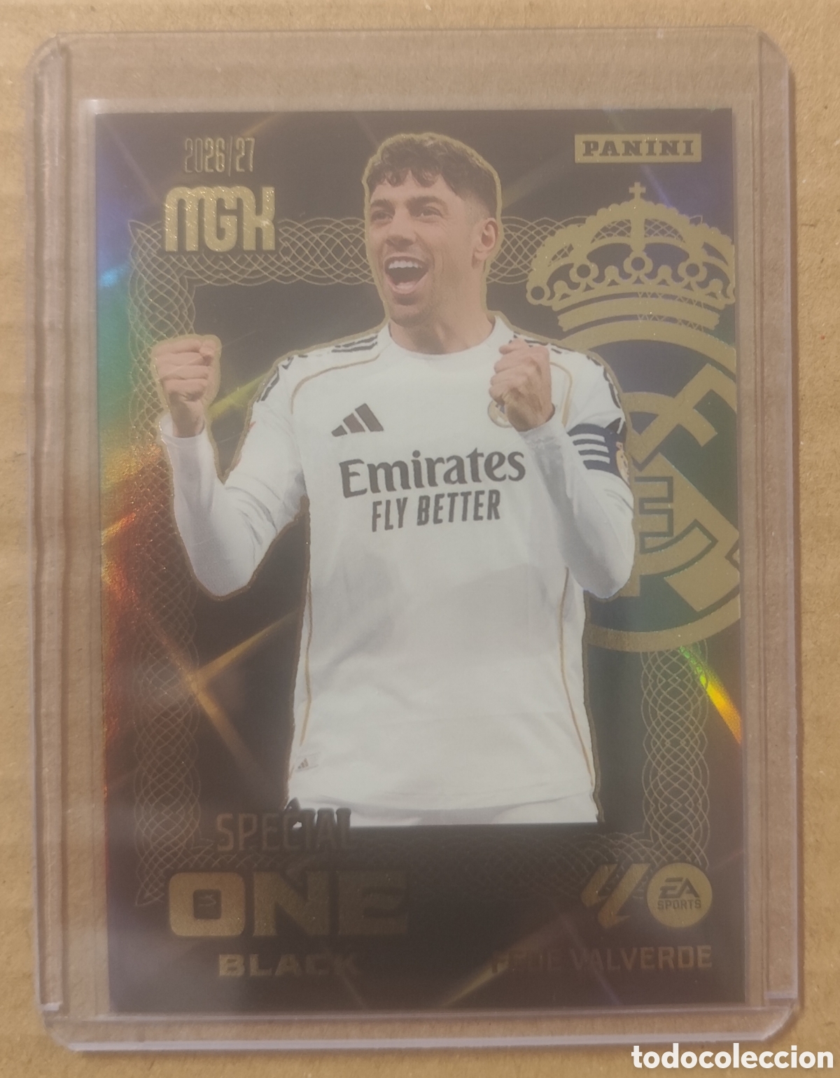 Cromos de f&uacute;tbol: MEGACRACKS 2026 2027 SPECIAL ONE BLACK VALVERDE