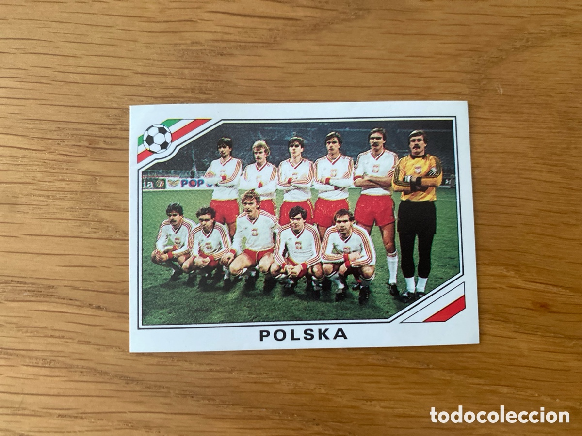 Cromos de f&uacute;tbol: Cromo panini mundial Mexico 86 n&uacute;mero 365 Polonia - Sticker album world cup 1986