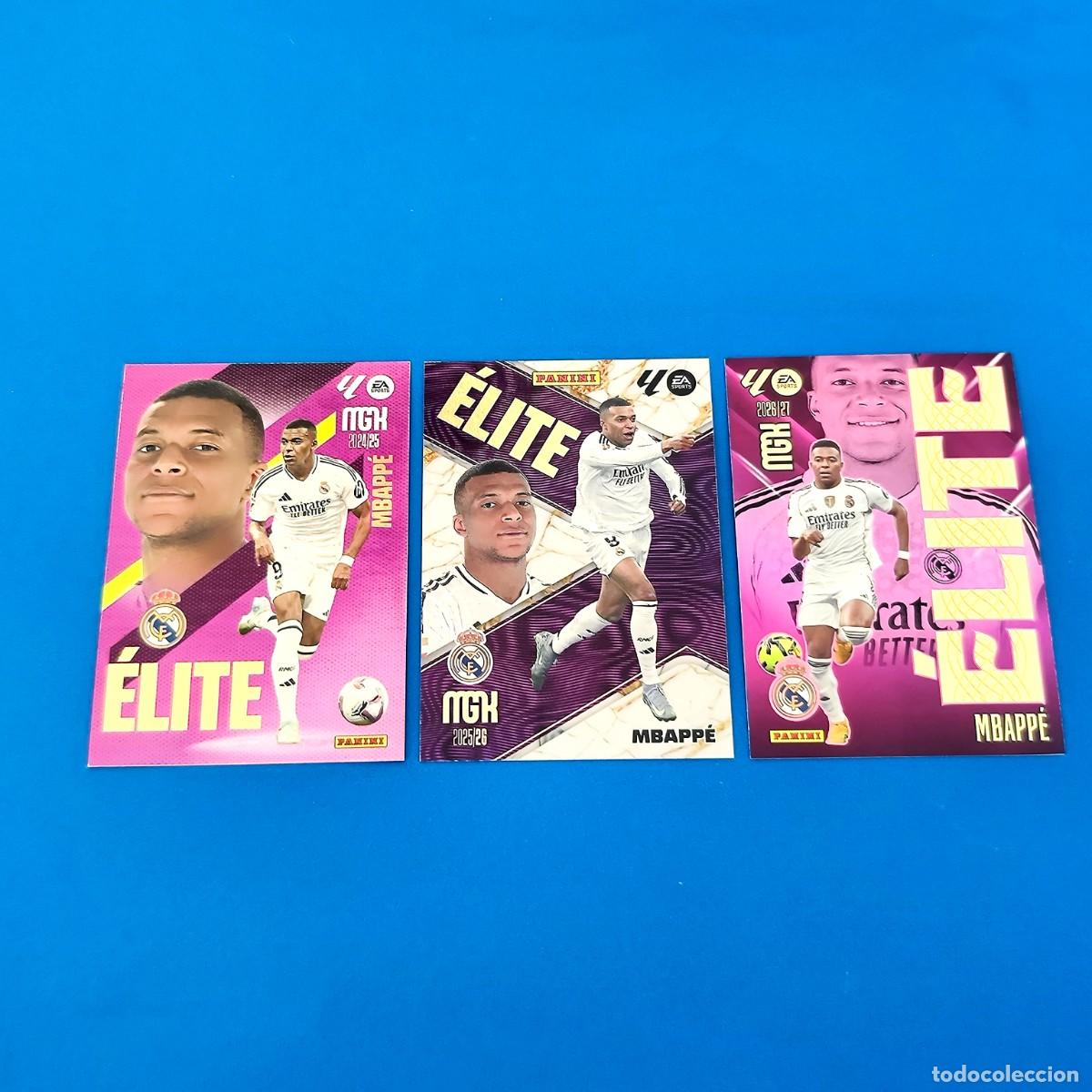 Cromos de f&uacute;tbol: Megacracks 2024 2025 / 24 25 - 2025 2026 / 25 26 - 2026 2027 / 26 27 Mbappe &Eacute;lite Real Madrid