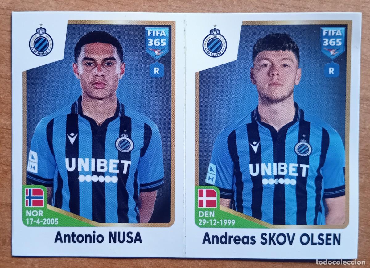 Cromos de f&uacute;tbol: Figurina Panini 2022-23 Cromo Fifa 365 2023 Antonio Nusa Skow Olsen Club Brugge n 34