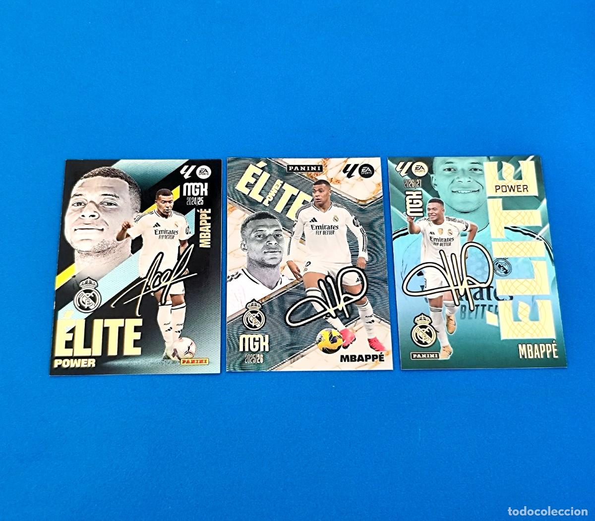 Cromos de f&uacute;tbol: Megacracks 2024 2025 / 24 25 - 2025 2026 / 25 26 - 2026 2027 / 26 27 Mbappe &Eacute;lite Power Real Madrid