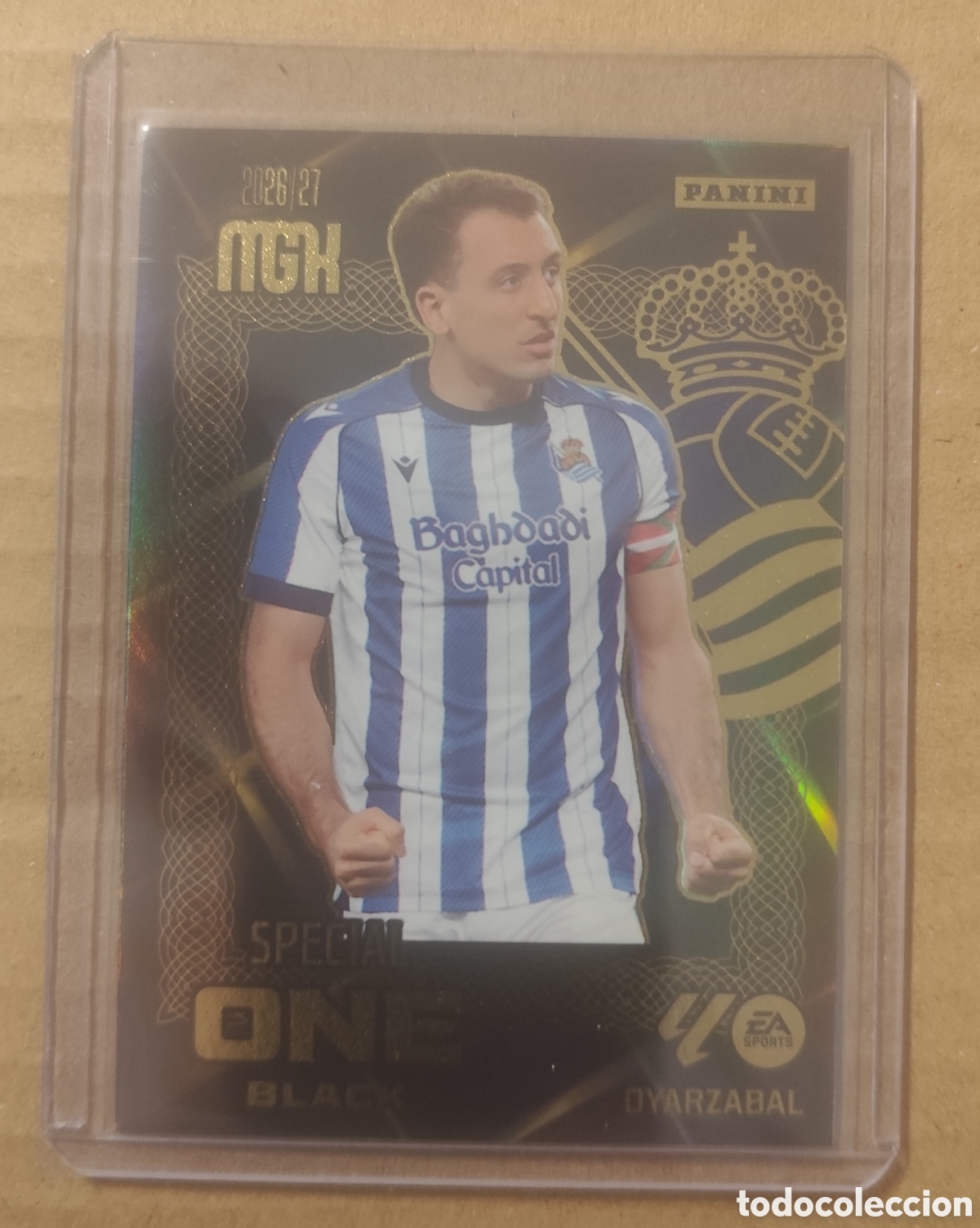 Cromos de f&uacute;tbol: MEGACRACKS 2026 2027 SPECIAL ONE BLACK OYARZABAL