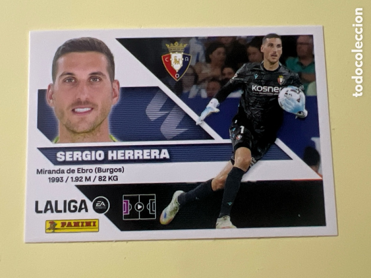 Cromos de f&uacute;tbol: C3224. 3 SERGIO HERRERA CA OSASUNA - liga 2026 2027 26 27 ediciones este