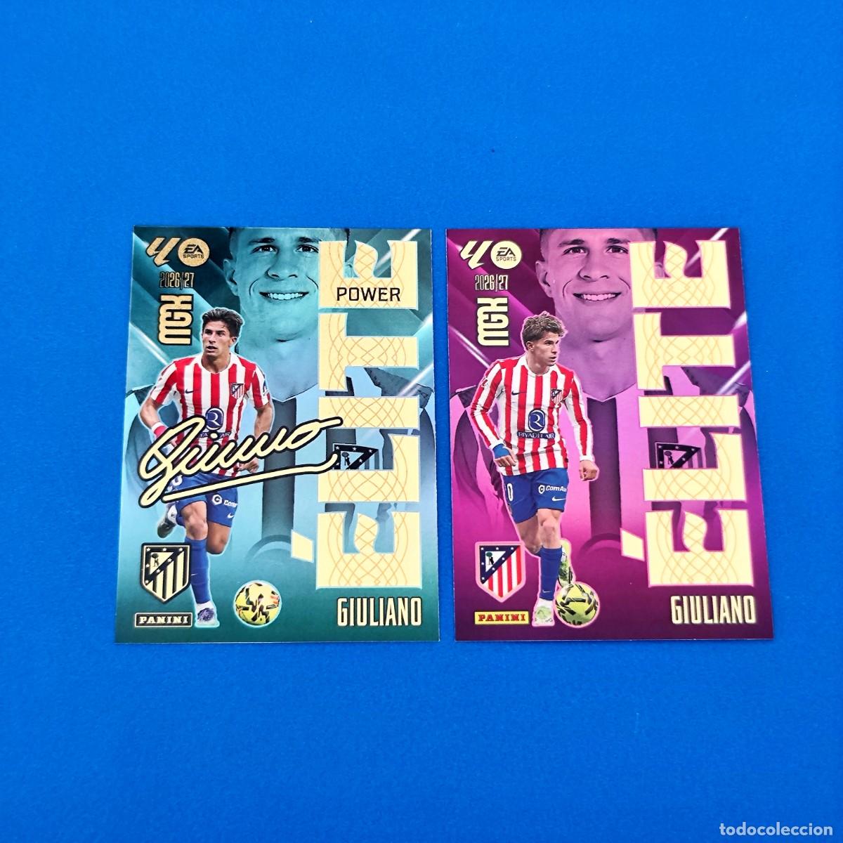 Cromos de f&uacute;tbol: Megacracks 2026 2027 / 26 27 &Eacute;lite - &Eacute;lite Power Atl&eacute;tico de Madrid Giuliano