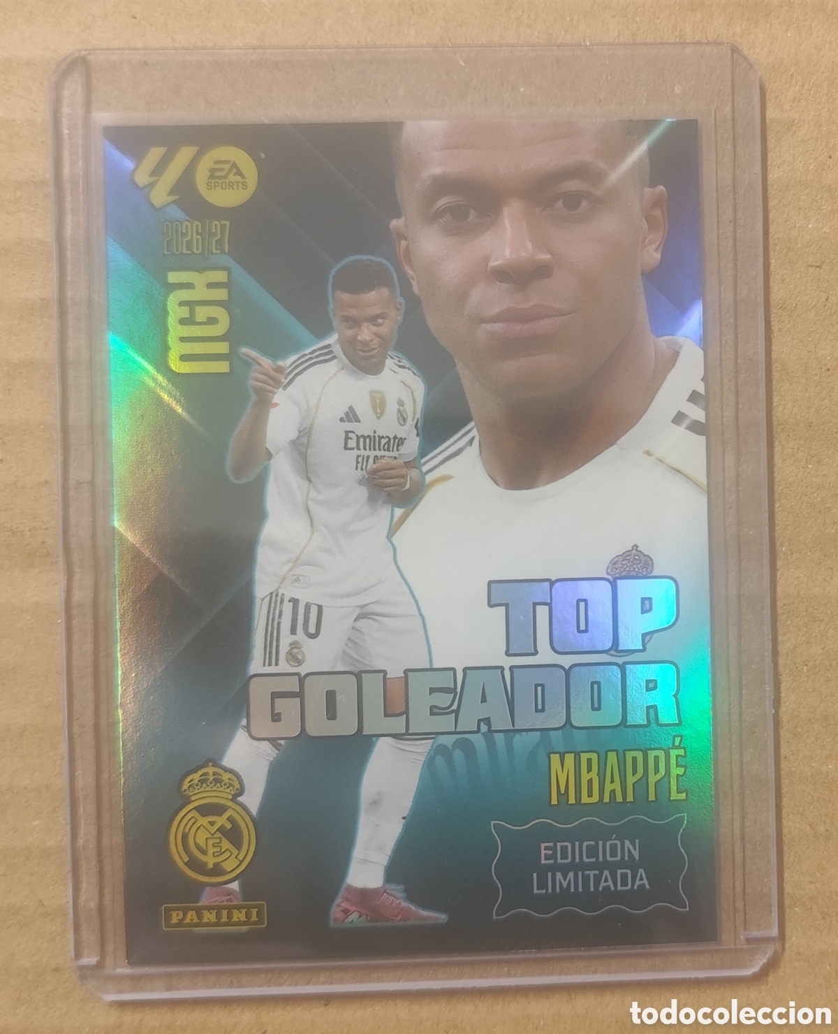 Cromos de f&uacute;tbol: MEGACRACKS 2026 2027 EDICI&Oacute;N LIMITADA MBAPPE TOP GOLEADOR