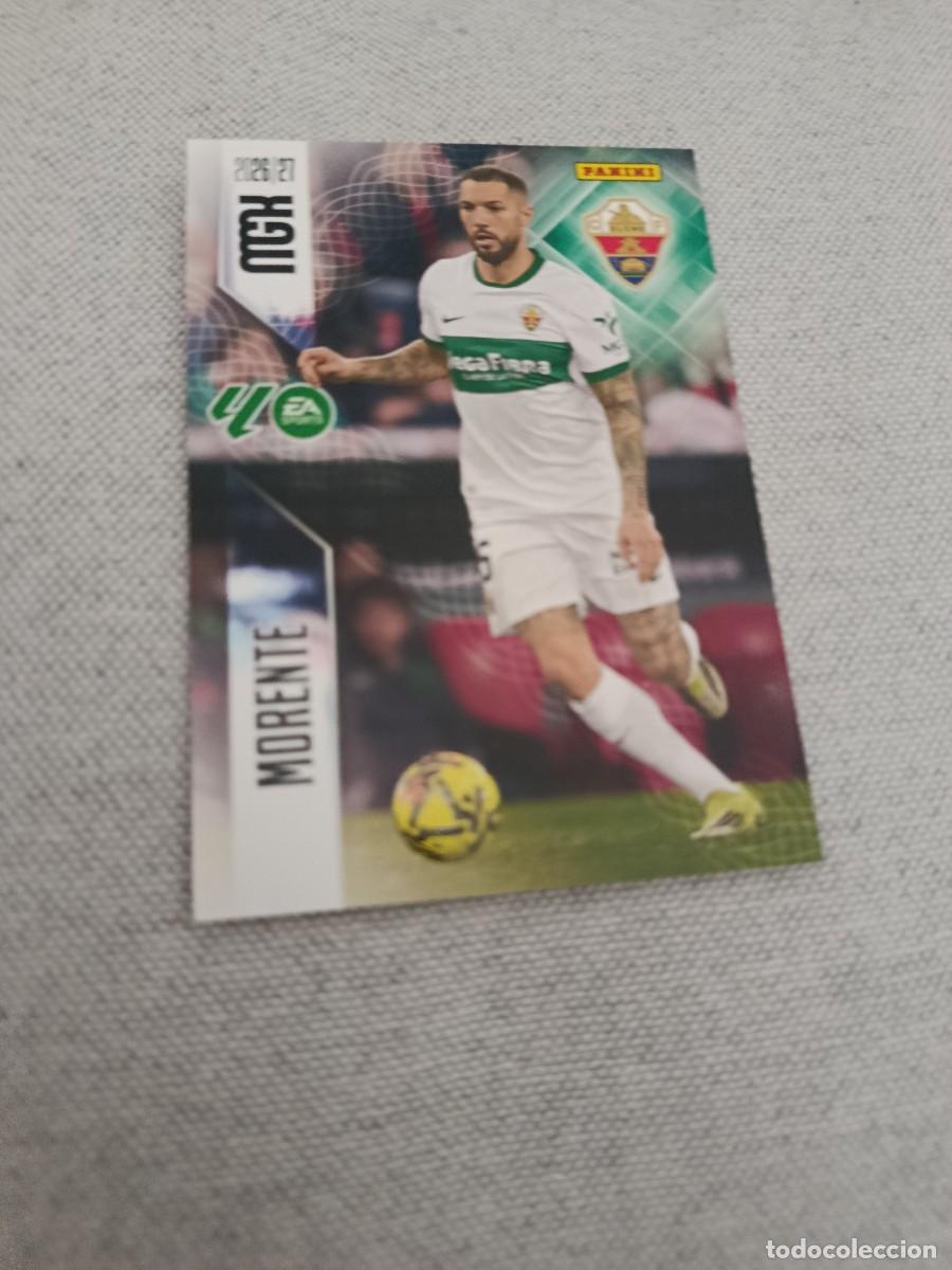Cartes &agrave; collectionner de Football: Megacracks 26/27. 158- Morente. Elche.