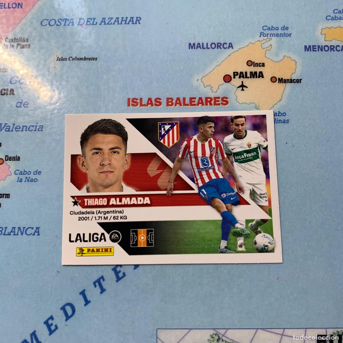 Cromos de f&uacute;tbol: Almada n&uacute;mero 16 del Atl&eacute;tico de Madrid cromo liga este 26-27 2026-2027
