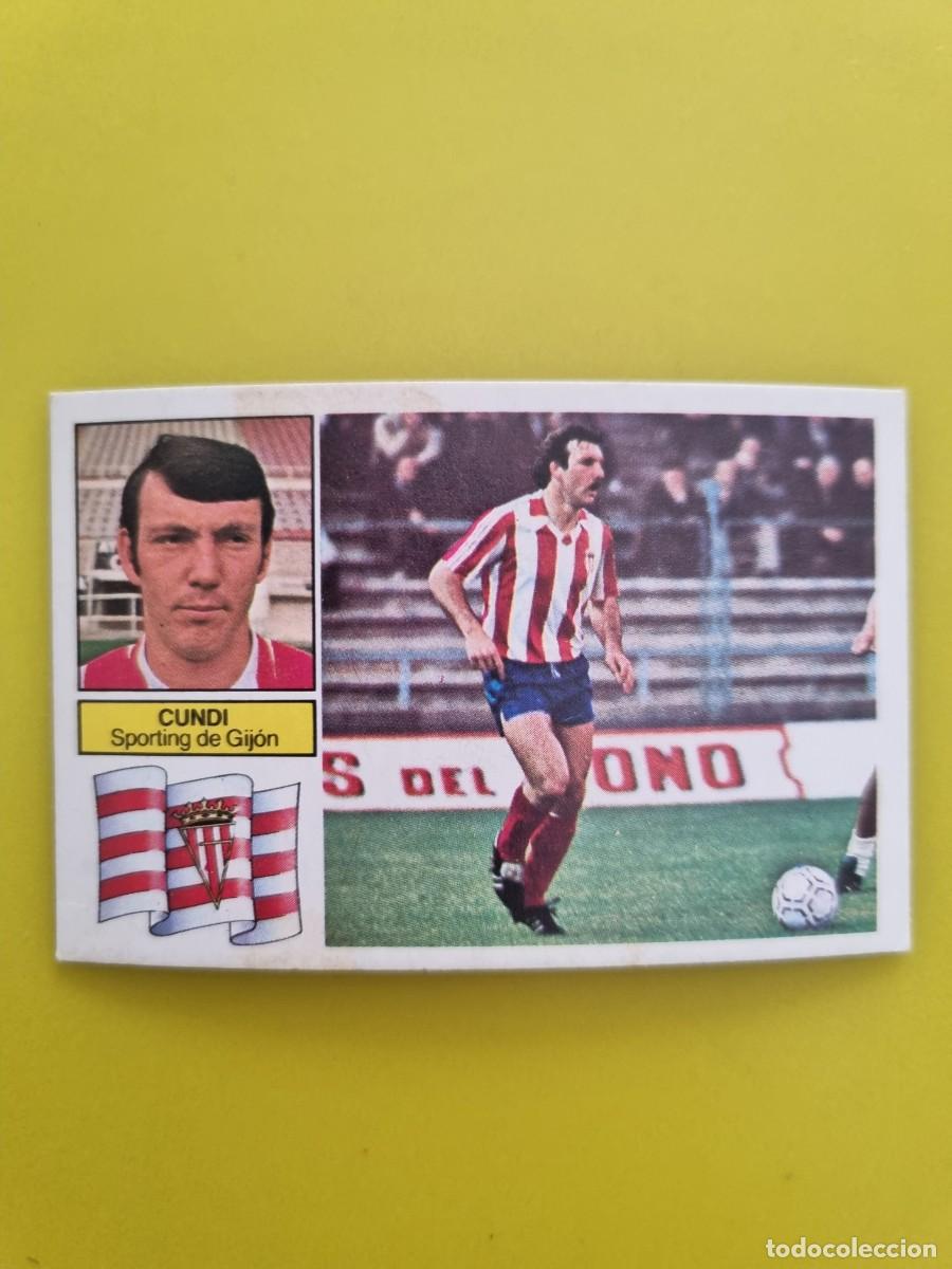 Cromos de f&uacute;tbol: CROMO FUTBOL LIGA ESTE CUNDI SPORTING GIJ&Oacute;N NUNCA PEGADO SIN PEGAR 82 83 1982 1983 AR826