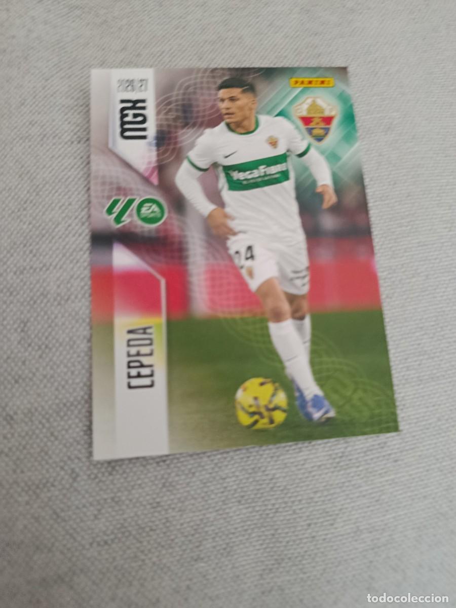 Cromos de f&uacute;tbol: Megacracks 26/27. 162- Cepeda. Elche.