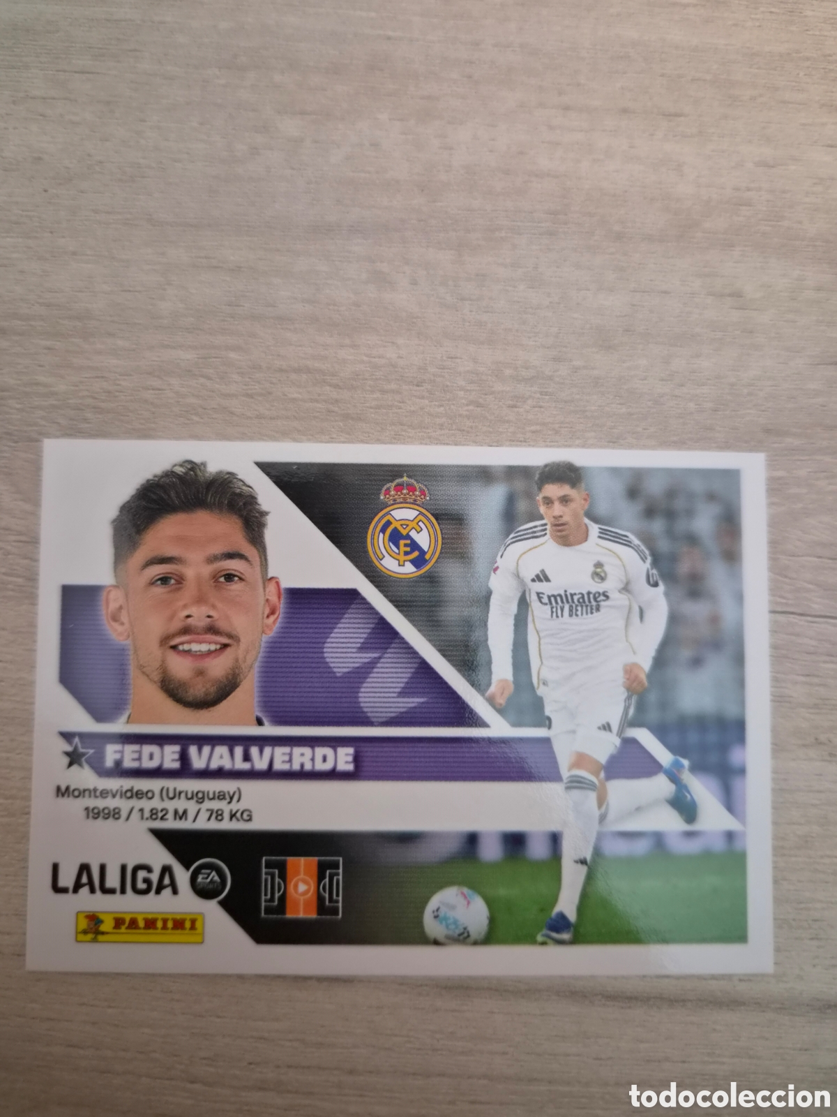 Cartes &agrave; collectionner de Football: N&deg;12 Real Madrid Fede Valverde Liga Este 26/27