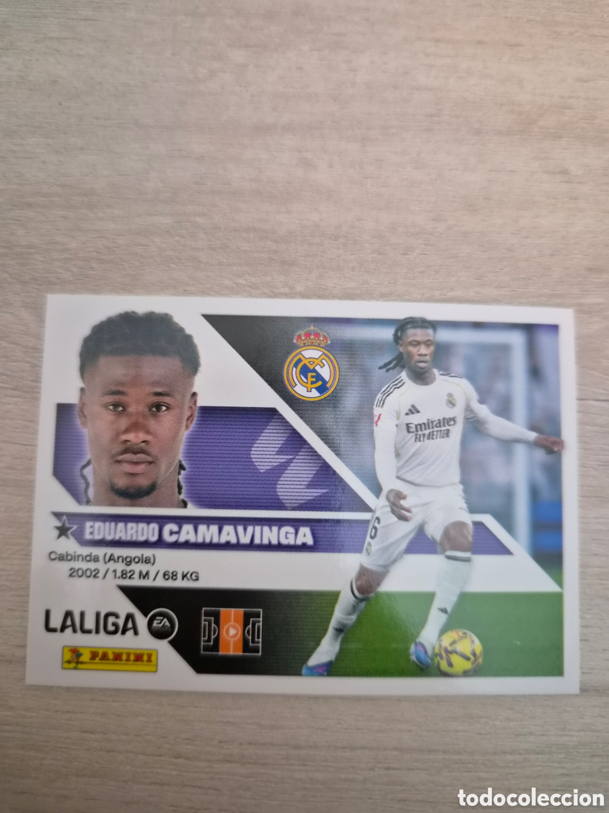 Cartes &agrave; collectionner de Football: N&deg;13 Real Madrid Camavinga Liga Este 26/27