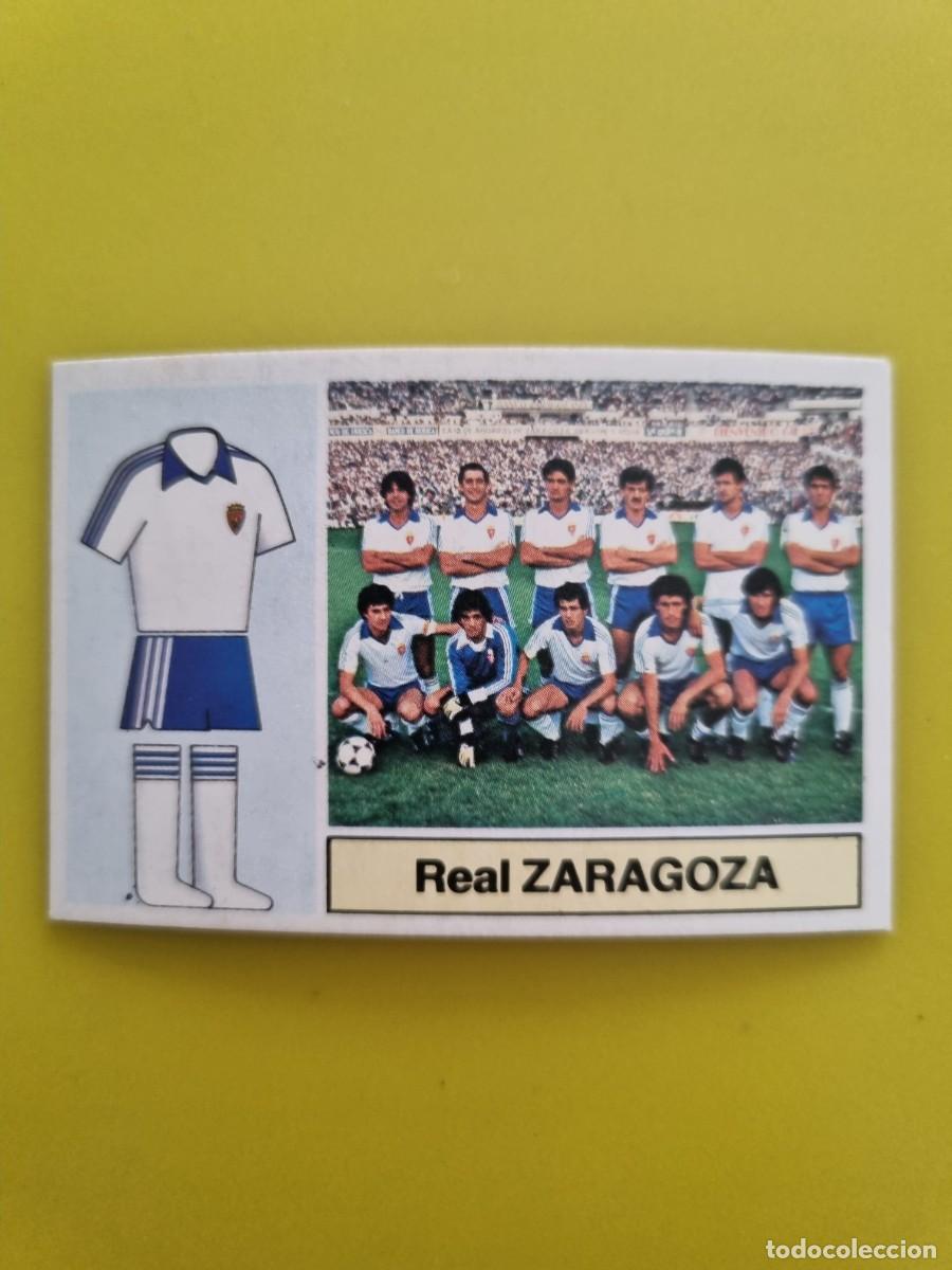 Cromos de f&uacute;tbol: CROMO FUTBOL LIGA ESTE ALINEACIONES REAL ZARAGOZA NUNCA PEGADO SIN PEGAR 82 83 1982 1983 AR826