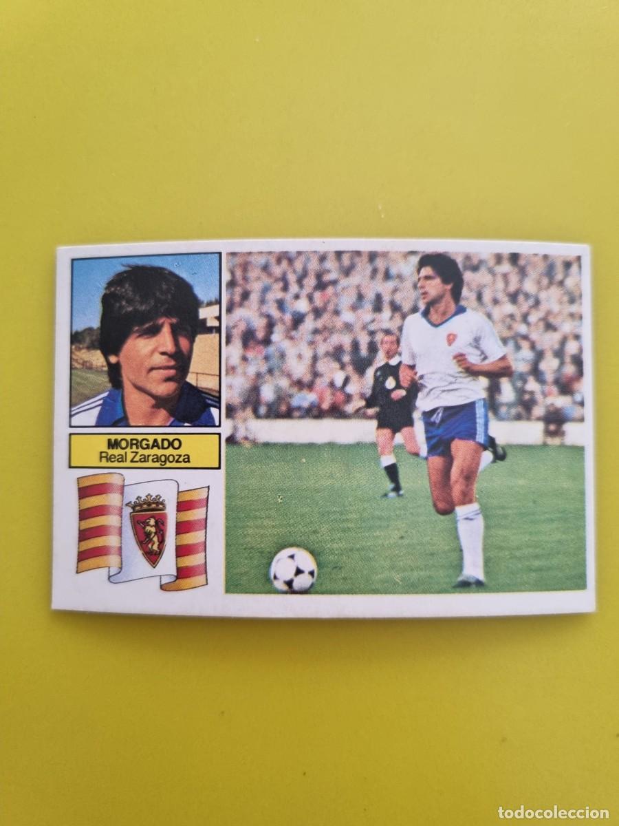Fu&szlig;ball-Sticker: CROMO FUTBOL LIGA ESTE MORGADO REAL ZARAGOZA NUNCA PEGADO SIN PEGAR 82 83 1982 1983 AR826