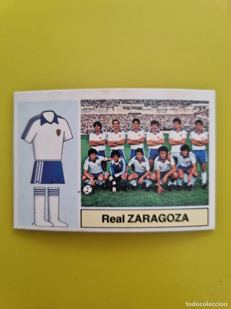 Cromos de f&uacute;tbol: CROMO FUTBOL LIGA ESTE ALINEACIONES REAL ZARAGOZA NUNCA PEGADO SIN PEGAR 82 83 1982 1983 AR826