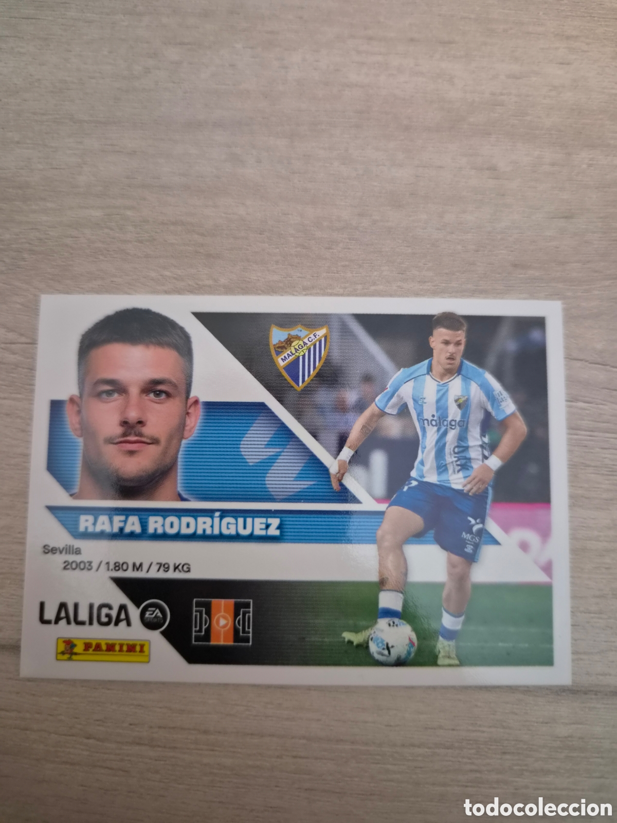 Cartes &agrave; collectionner de Football: N&deg;13A Malaga Rafa Rodr&iacute;guez Liga Este 26/27
