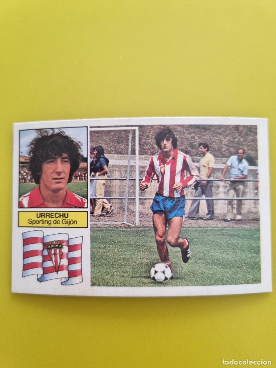 Cromos de f&uacute;tbol: CROMO FUTBOL LIGA ESTE URRECHU SPORTING GIJ&Oacute;N NUNCA PEGADO SIN PEGAR 82 83 1982 1983 AR826
