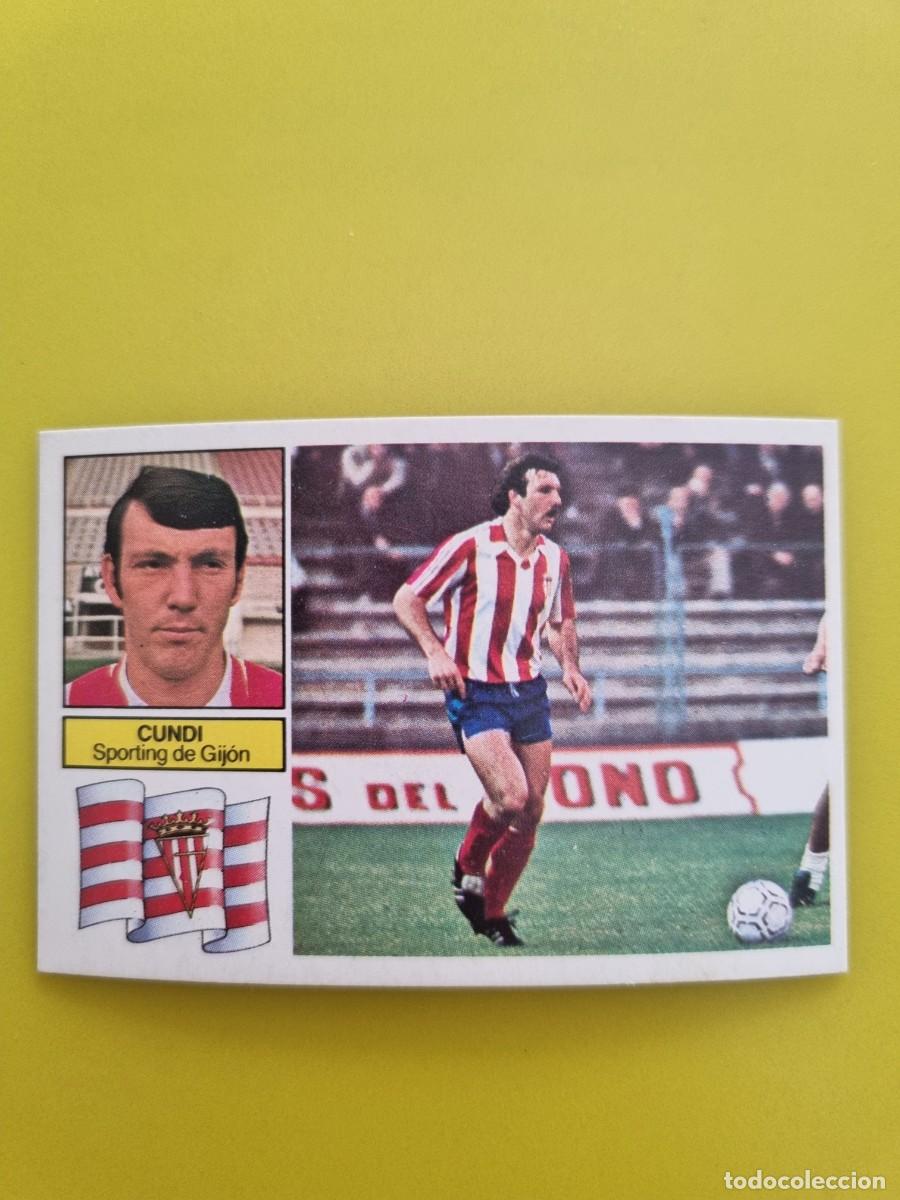 Cromos de f&uacute;tbol: CROMO FUTBOL LIGA ESTE CUNDI SPORTING GIJ&Oacute;N NUNCA PEGADO SIN PEGAR 82 83 1982 1983 AR826