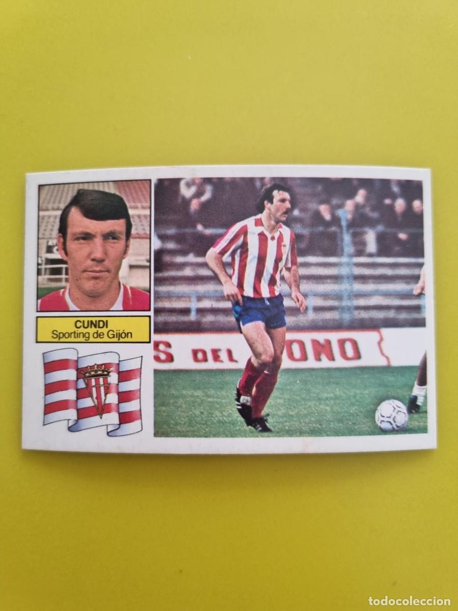 Fu&szlig;ball-Sticker: CROMO FUTBOL LIGA ESTE CUNDI SPORTING GIJ&Oacute;N NUNCA PEGADO SIN PEGAR 82 83 1982 1983 AR826