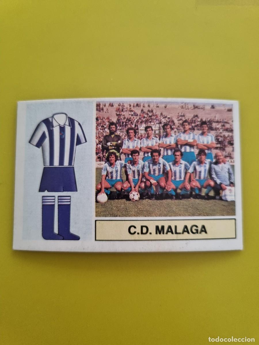 Figurine di Calcio: CROMO FUTBOL LIGA ESTE ALINEACIONES CD M&Aacute;LAGA NUNCA PEGADO SIN PEGAR 82 83 1982 1983 AR826