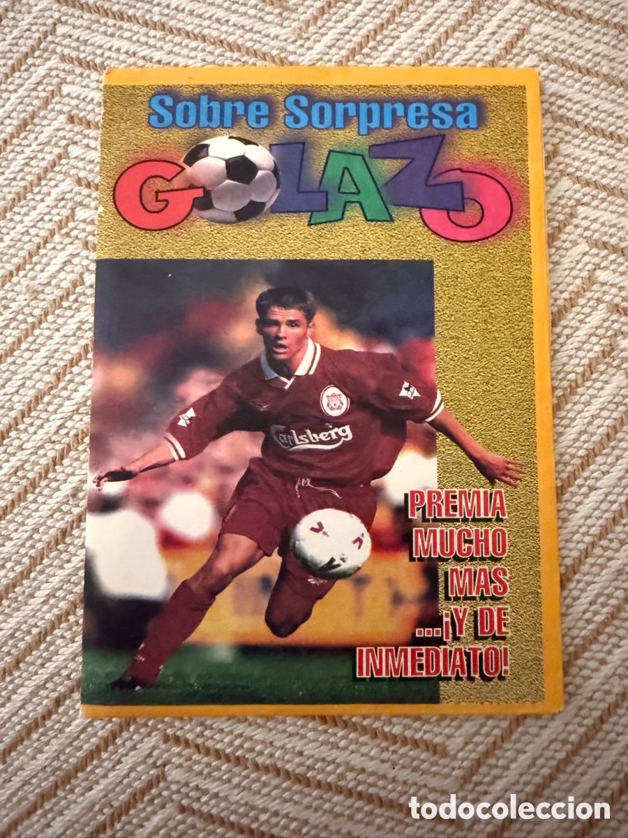 Cromos de f&uacute;tbol: Sobre sin abrir Liga de F&uacute;tbol Profesional 1994-1995 sobre sorpresa Golazo