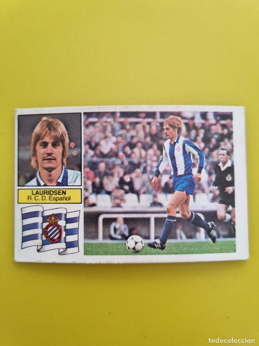 Cromos de f&uacute;tbol: CROMO FUTBOL LIGA ESTE LAURIDSEN RCD ESPA&Ntilde;OL NUNCA PEGADO SIN PEGAR 82 83 1982 1983 AR826