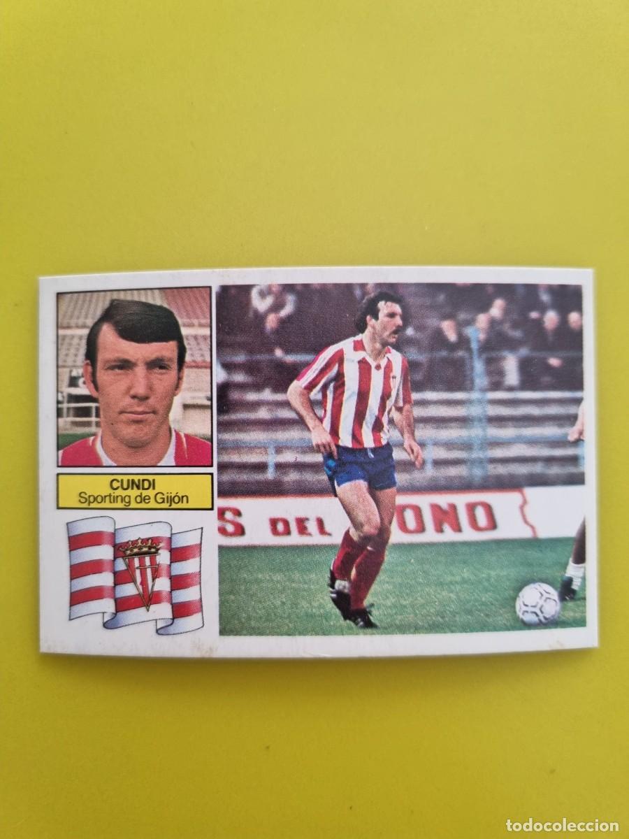 Cromos de f&uacute;tbol: CROMO FUTBOL LIGA ESTE CUNDI SPORTING DE GIJ&Oacute;N NUNCA PEGADO SIN PEGAR 82 83 1982 1983 AR826