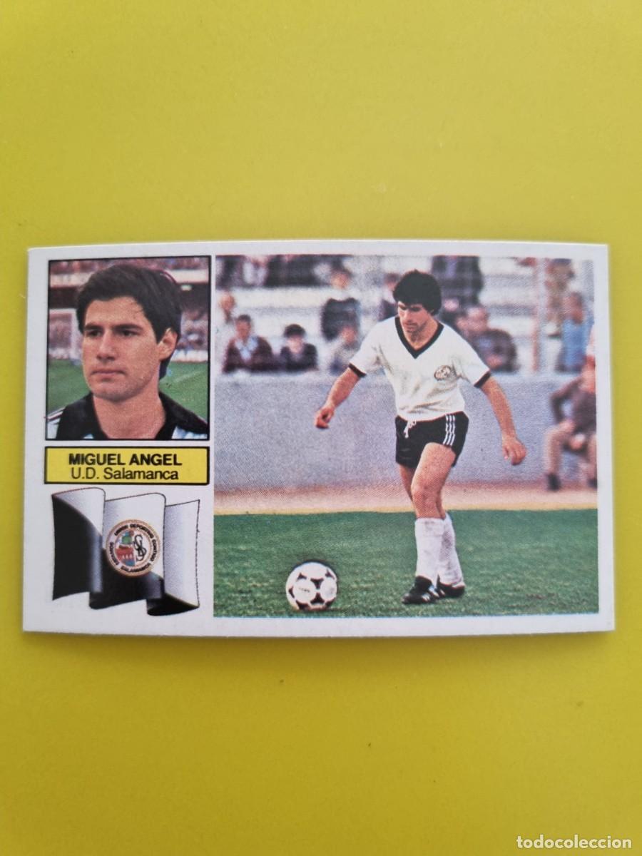 Fu&szlig;ball-Sticker: CROMO FUTBOL LIGA ESTE MIGUEL ANGEL UD SALAMANCA NUNCA PEGADO SIN PEGAR 82 83 1982 1983 AR826