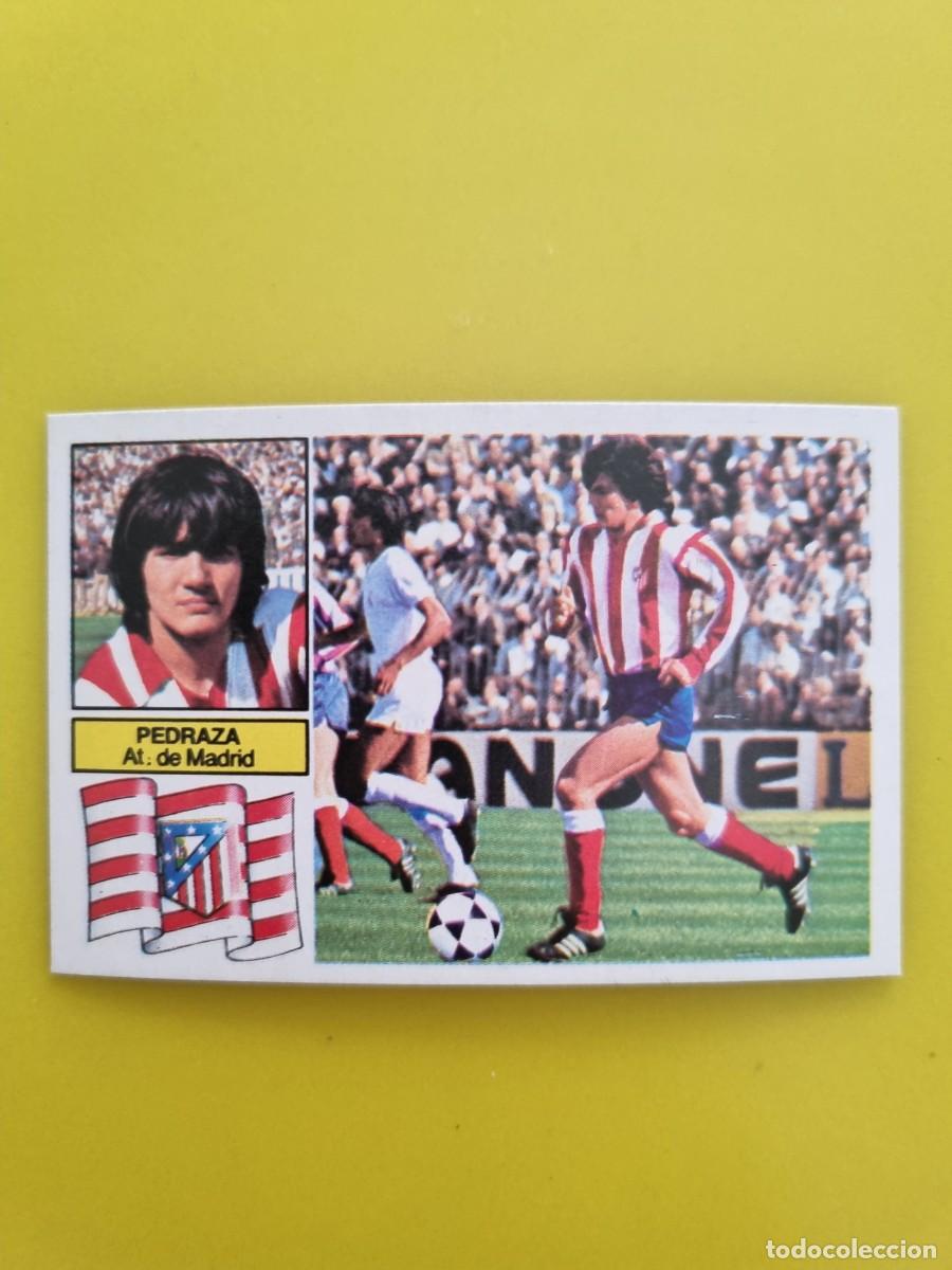 Fu&szlig;ball-Sticker: CROMO FUTBOL LIGA ESTE PEDRAZA ATL. DE MADRID NUNCA PEGADO SIN PEGAR 82 83 1982 1983 AR826