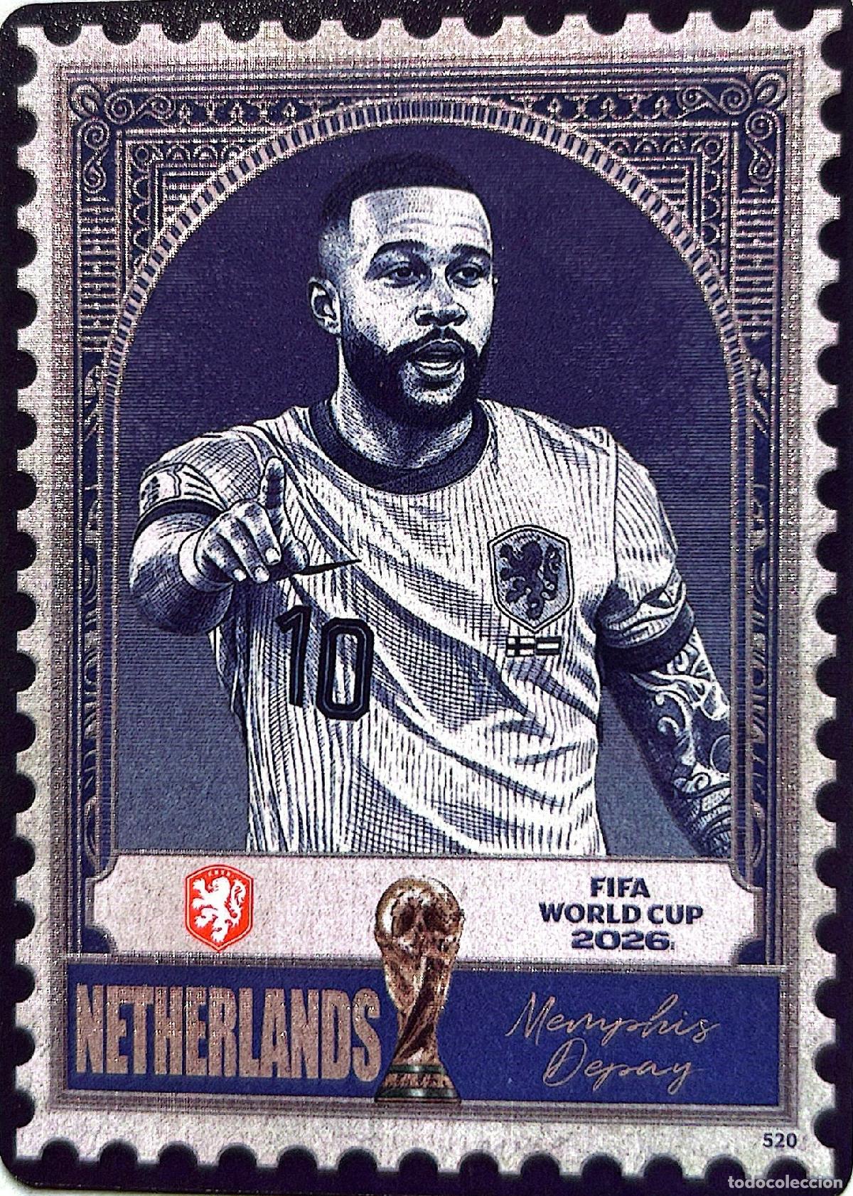 Fu&szlig;ball-Sticker: Cromo Memphis Depay Pa&iacute;ses Bajos Panini Kayou FIFA World Cup USA-M&eacute;xico-Canad&aacute; 2025-2026
