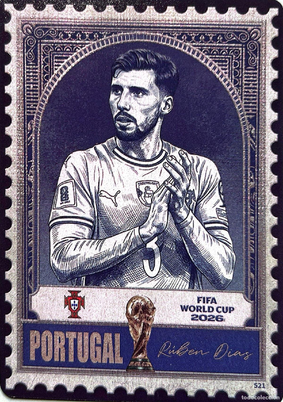 Fu&szlig;ball-Sticker: Cromo Rub&eacute;n D&iacute;as Portugal Panini Kayou FIFA World Cup USA-M&eacute;xico-Canad&aacute; 2025-2026