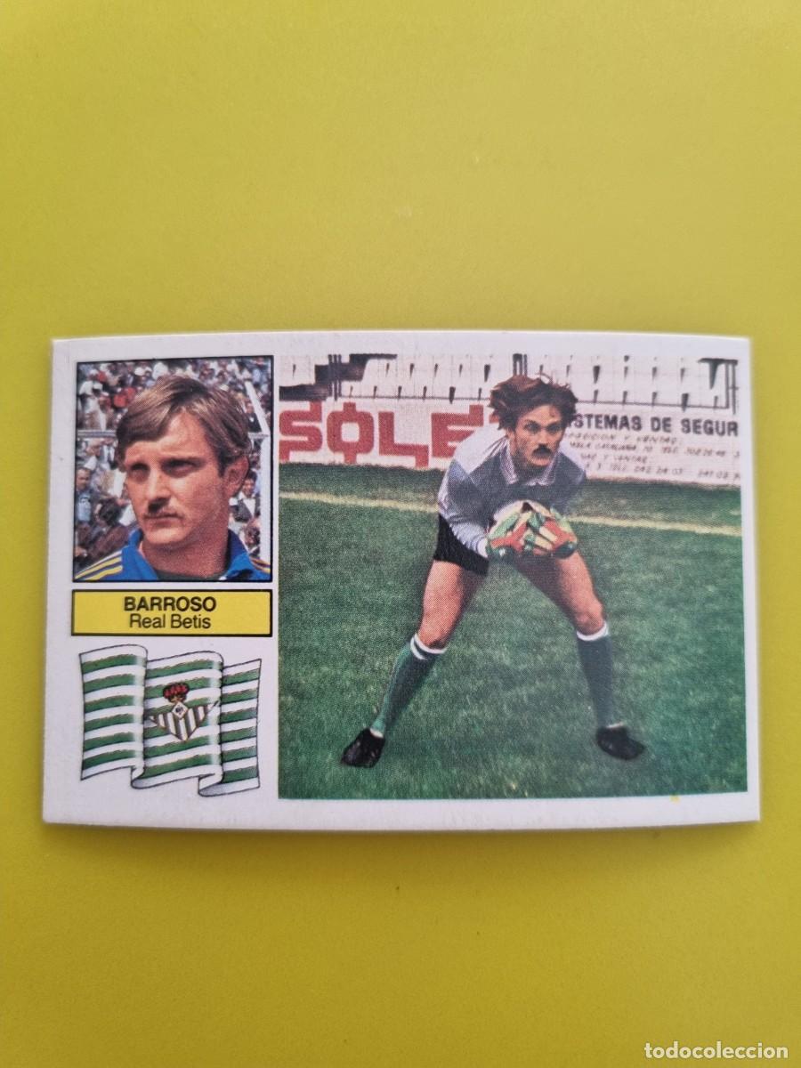 Fu&szlig;ball-Sticker: CROMO FUTBOL LIGA ESTE BARROSO REAL BETIS NUNCA PEGADO SIN PEGAR 82 83 1982 1983 AR826