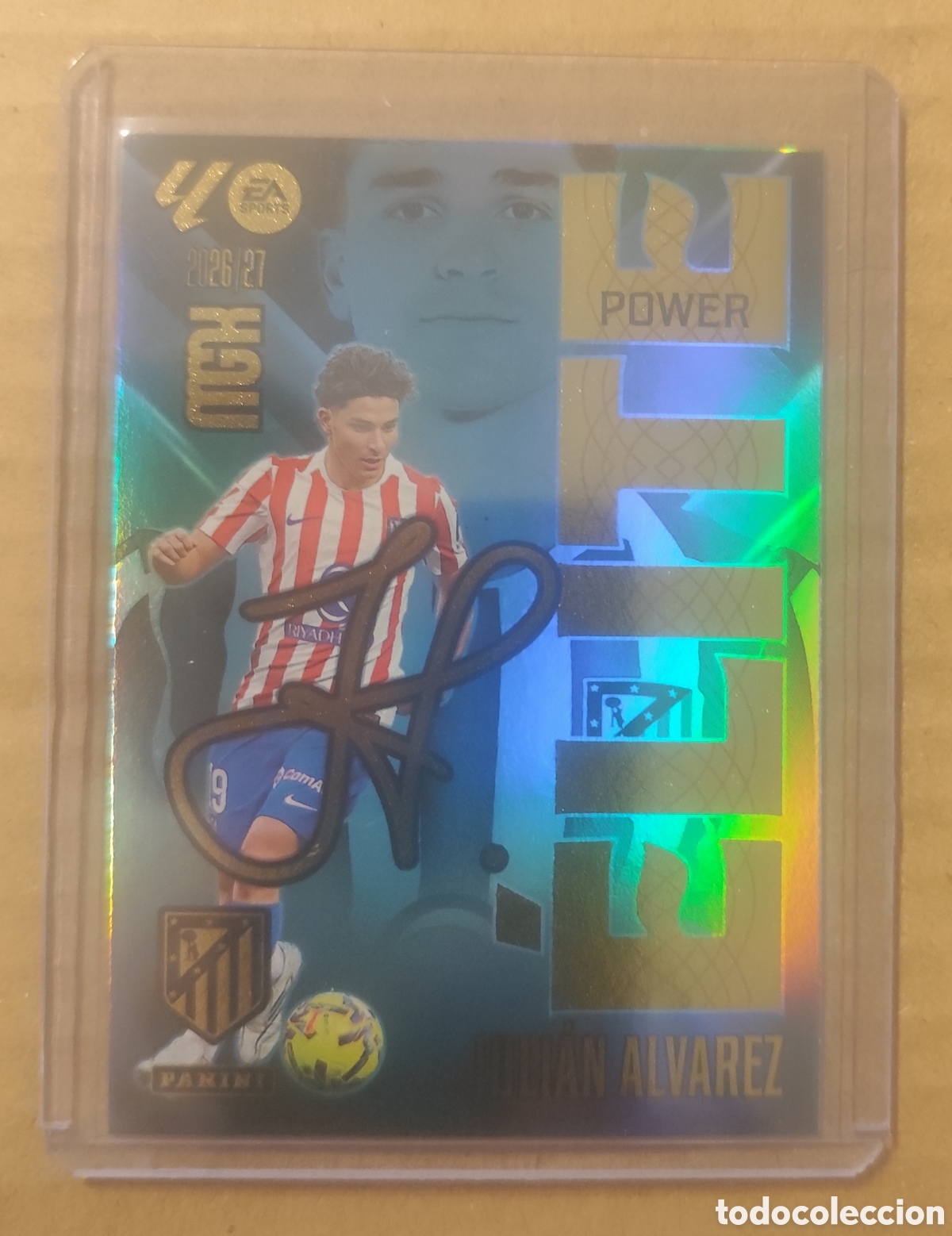 Fu&szlig;ball-Sticker: MEGACRACKS 2026 2027 ELITE POWER JULIAN ALVAREZ