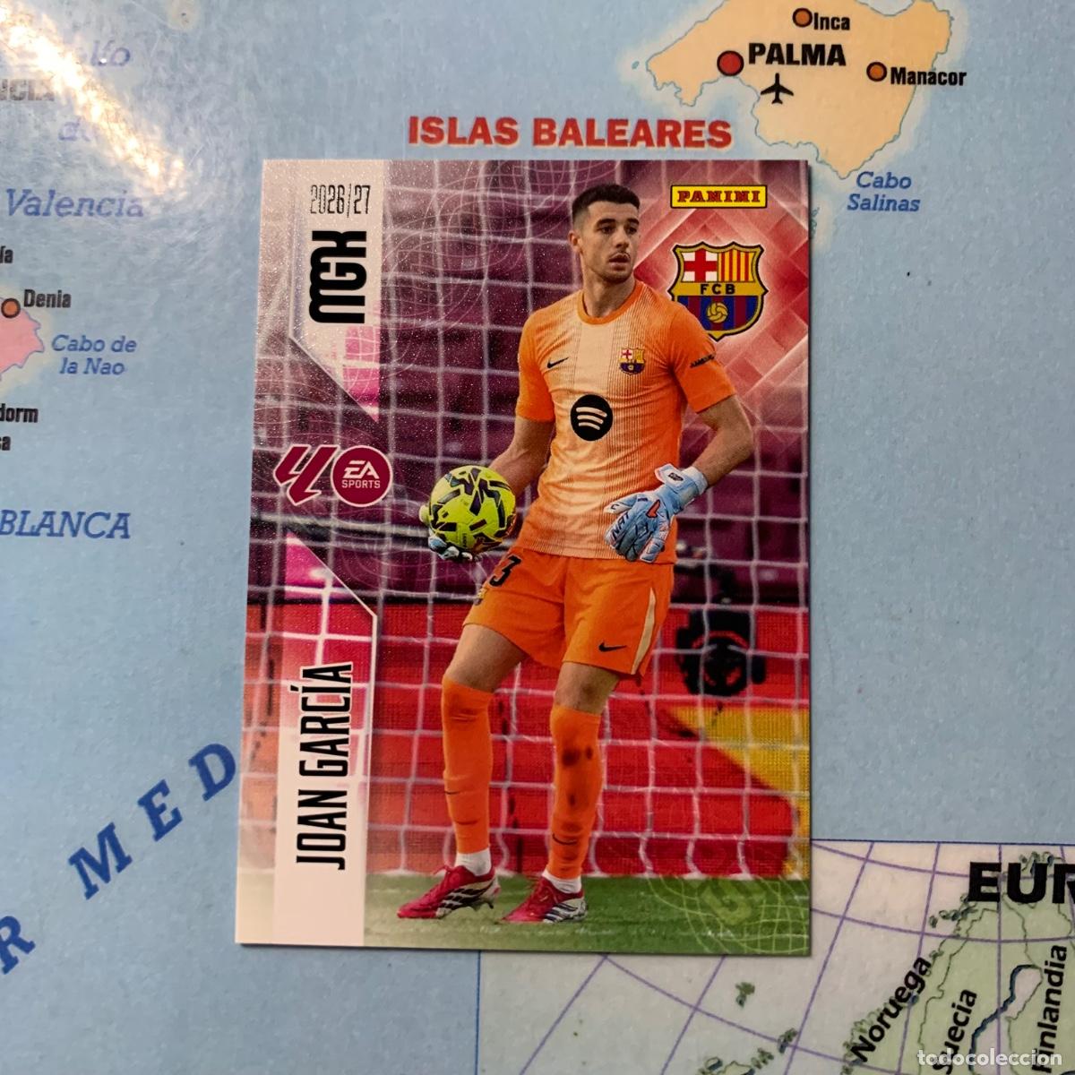 Cromos de f&uacute;tbol: Joan Garc&iacute;a n&uacute;mero 74 del Barcelona megacracks 26-27 2026-2027