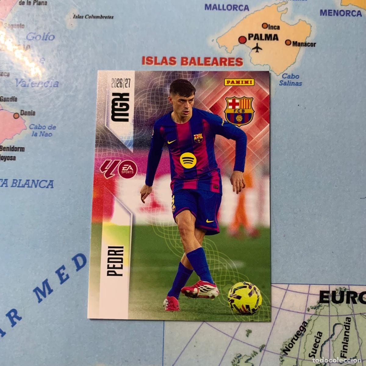 Cromos de f&uacute;tbol: Pedri n&uacute;mero 85 del Barcelona megacracks 26-27 2026-2027