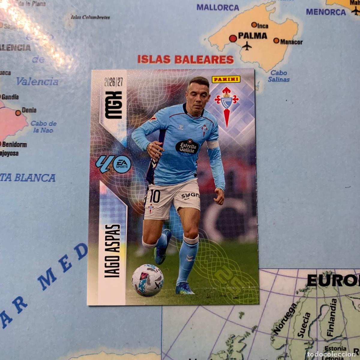 Cromos de f&uacute;tbol: Iago Aspas n&uacute;mero 124 del Celta megacracks 26-27 2026-2027