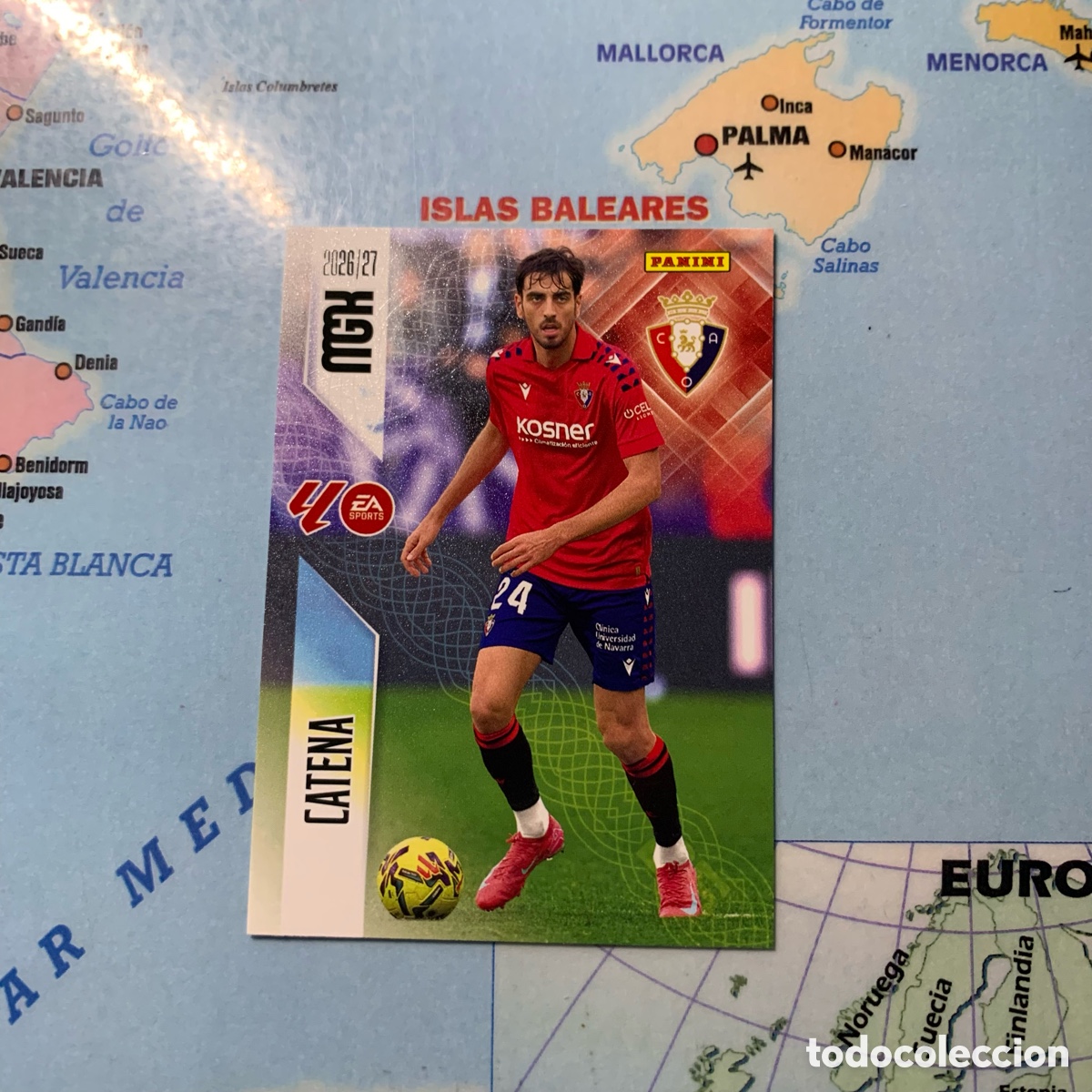 Fu&szlig;ball-Sticker: Catena n&uacute;mero 258 de Osasuna megacracks 26-27 2026-2027